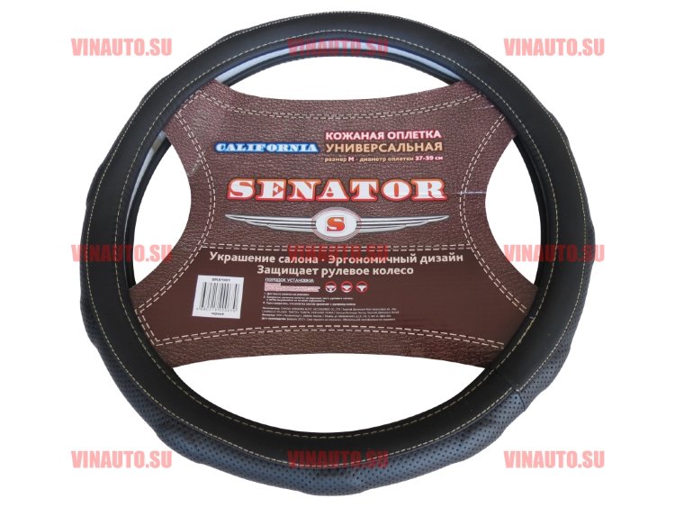SENATOR/ОПЛЕТКА кожа California M d=38/черный