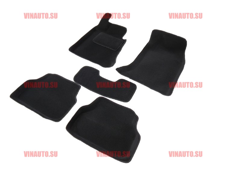 Коврики в салон 3D/BMW-5 Sd 2003-2010 (черный)