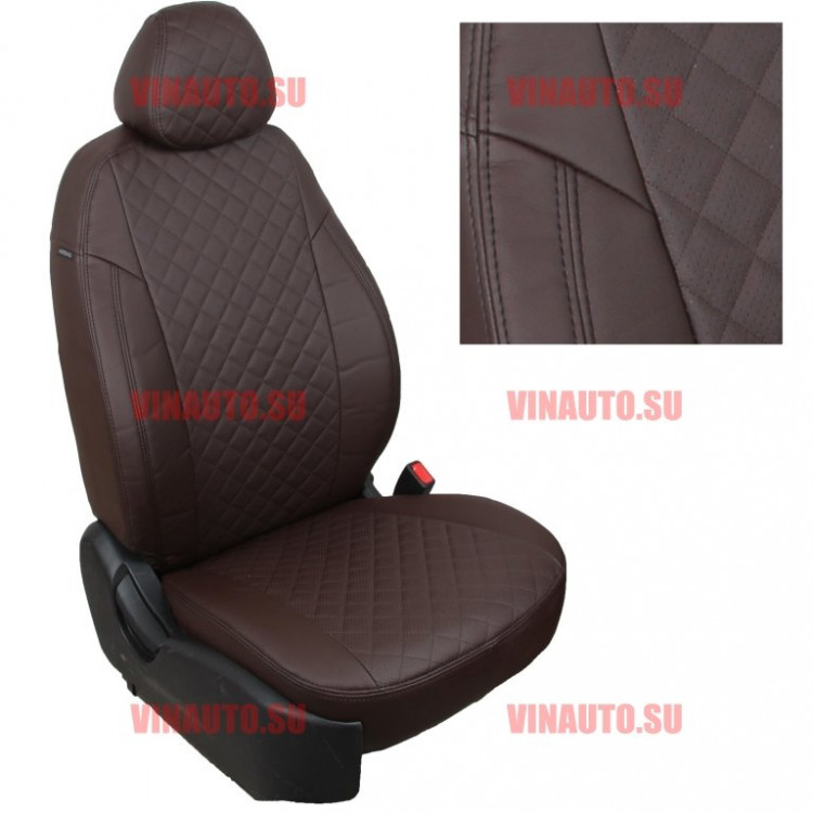 Авточехлы VW- Passat B-6-7 Sd (TrendLine) 2005-2015 (Ромб) шоколад Авточехлы VW- Passat B-6-7 Sd (TrendLine) 2005-2015 (Ромб) шоколад
