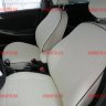 Авточехлы HYUNDAI-Solaris деленная 40\60  (Аригон) бел+бел