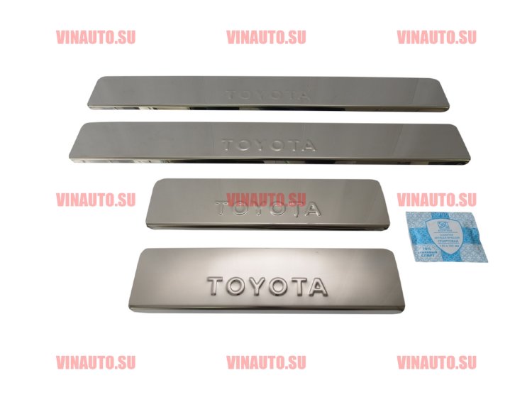 Накладки на пороги TOYOTA Rav-4 2013-2014
