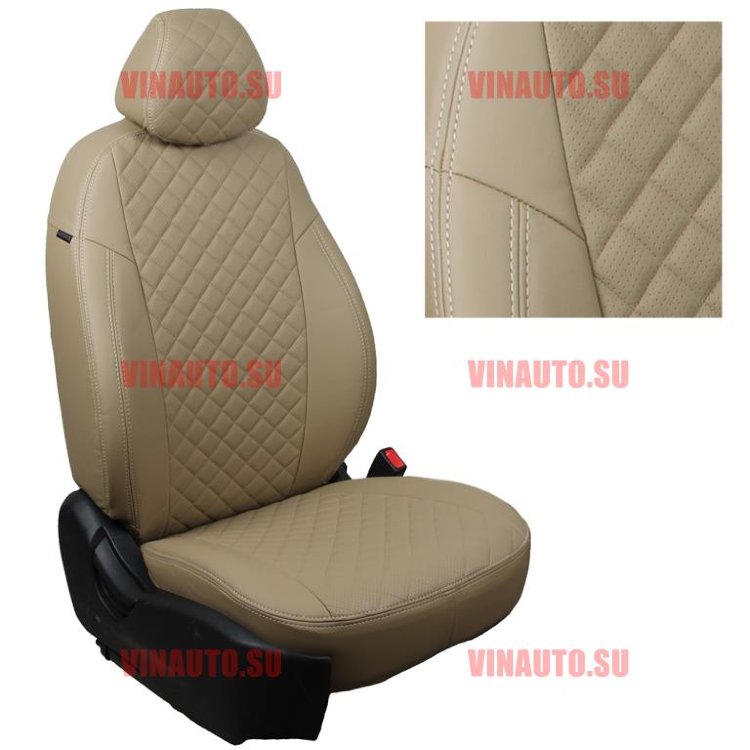 Авточехлы MITSUBISHI- Pajero 3-4 (Ромб) тем.беж+тем.беж Авточехлы MITSUBISHI- Pajero 3-4 (Ромб) тем.беж+тем.беж